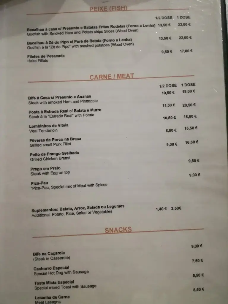 Menu_Estrada Real_Grijó_immagine_4