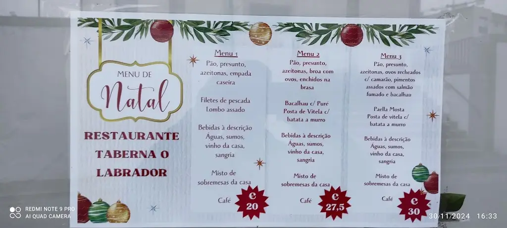 Menu_Taberna O Lavrador_Fânzeres_immagine_1