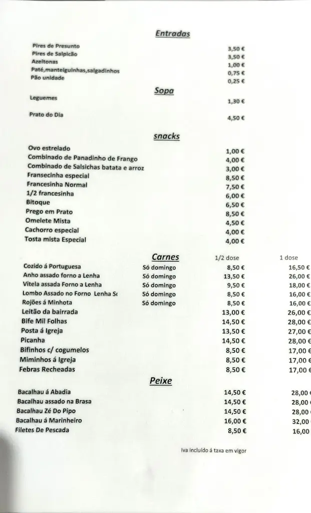 Menu_Restaurante Igreja - Prato do dia_Fânzeres_immagine_2