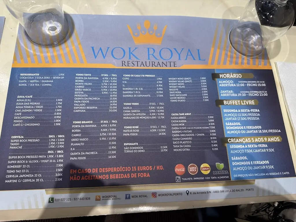 Menü_Wok Royal_Leça do Bailio_Bild_2