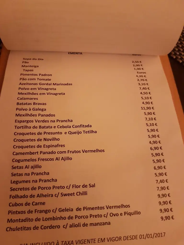 Menu_Los Ibéricos_Leça da Palmeira_immagine_2