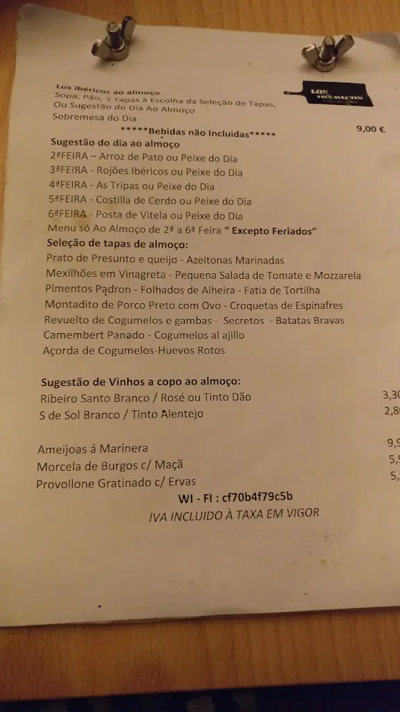 Menu_Los Ibéricos_Leça da Palmeira_immagine_3