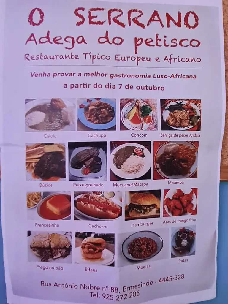 Menu_Restaurante O Serrano_Ermesinde_immagine_1