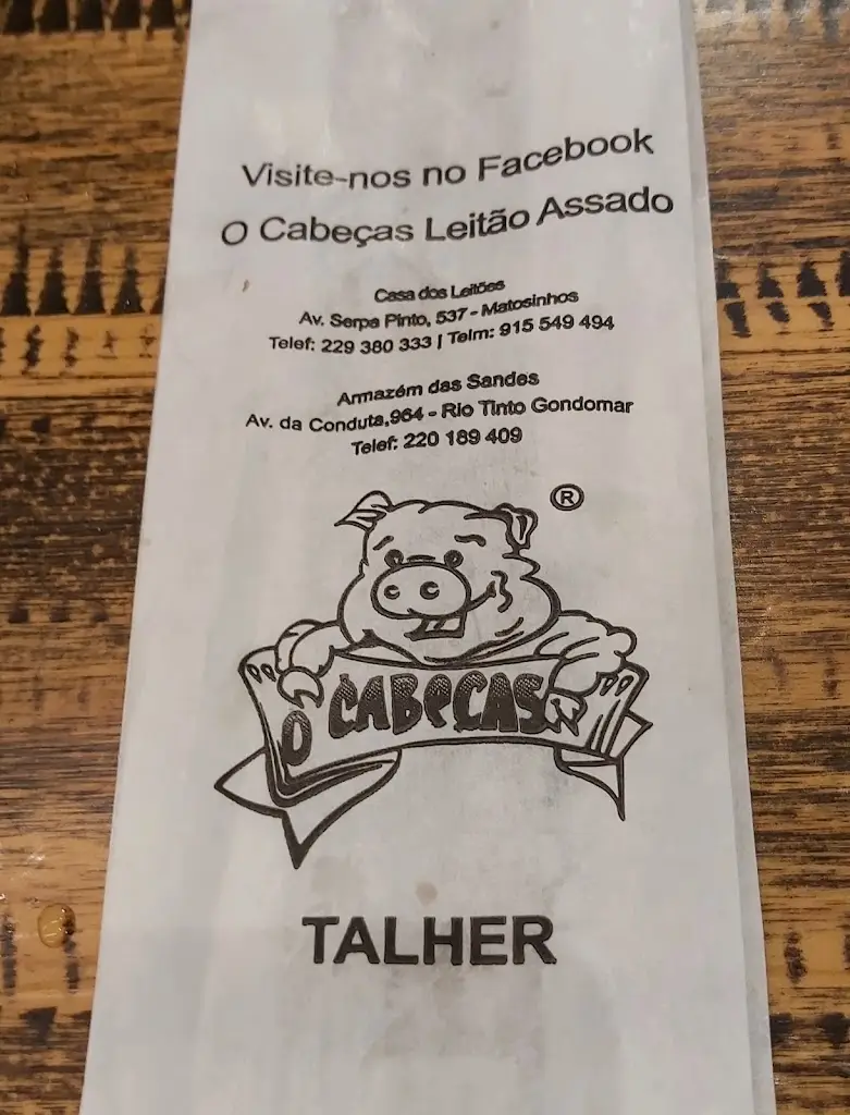 Menu_O Cabeças - Catedral Das Sandes_Ermesinde_immagine_3