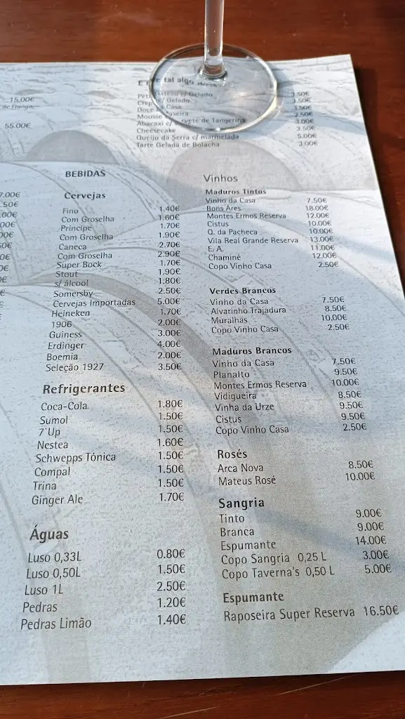 Menu_Taverna's Tapas_Ermesinde_image_1