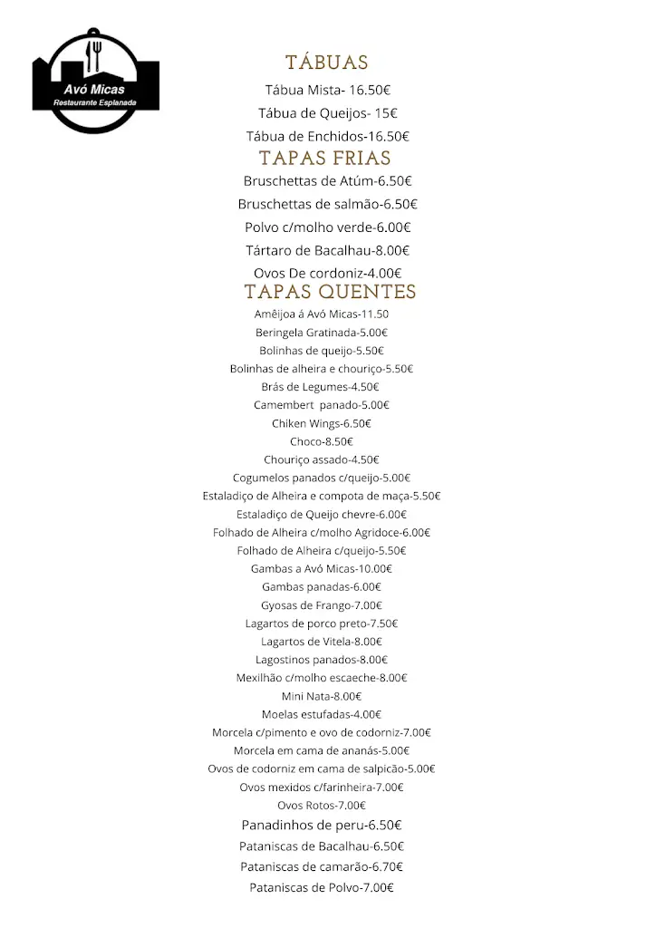 Menu_Avó Micas_Ermesinde_imagen_1
