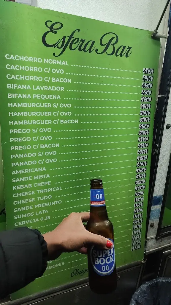 Menu_Roulote Esfera Bar_Ermesinde_immagine_1