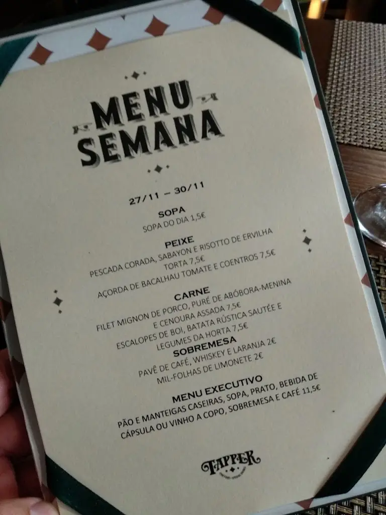 Menu_Tapper Fine Food Special Drinks_Carvalhosa_immagine_2