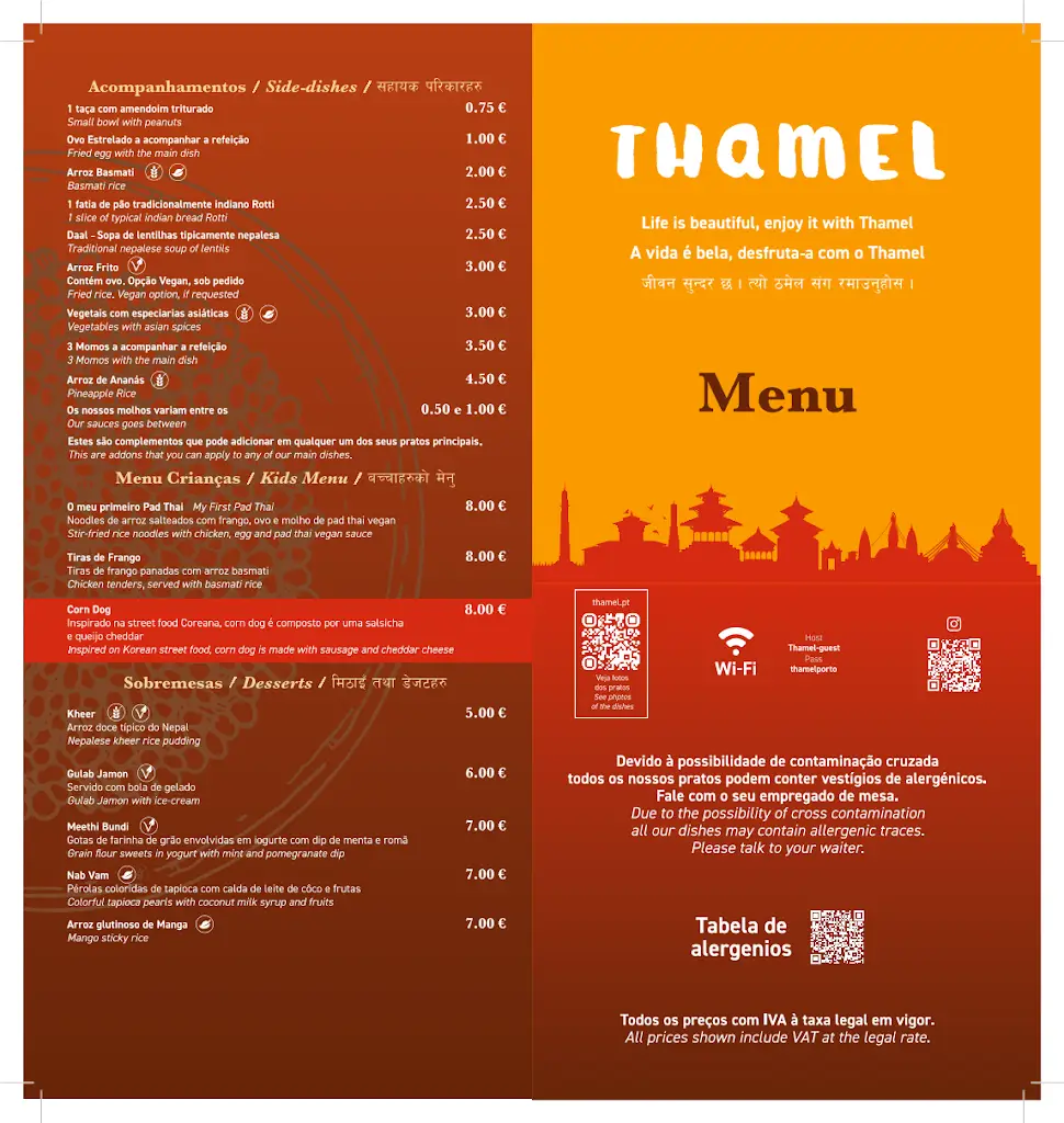 Menu_Thamel Restaurant Porto_Carvalhosa_immagine_4
