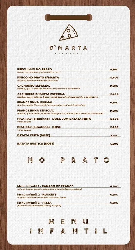 Menu_D' Marta Pizzaria - Freamunde_Freamunde_immagine_1