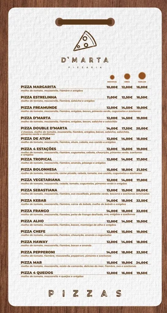 Menu_D' Marta Pizzaria - Freamunde_Freamunde_immagine_3