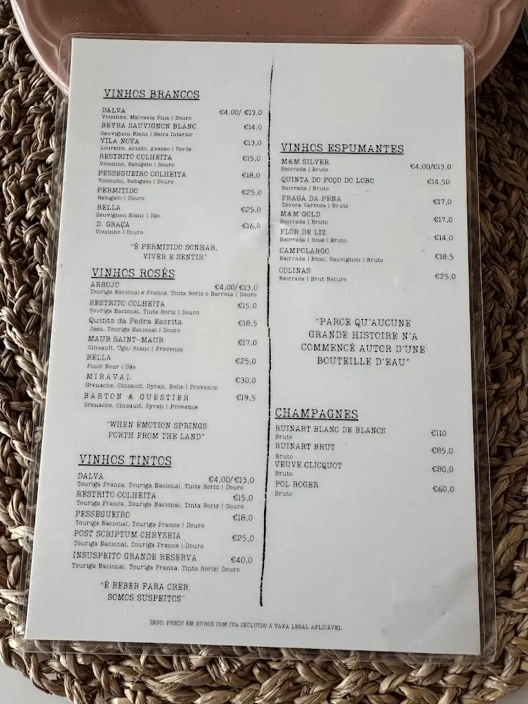 Menu_Bermelho restaurant & beach bar_Lavra_imagen_2