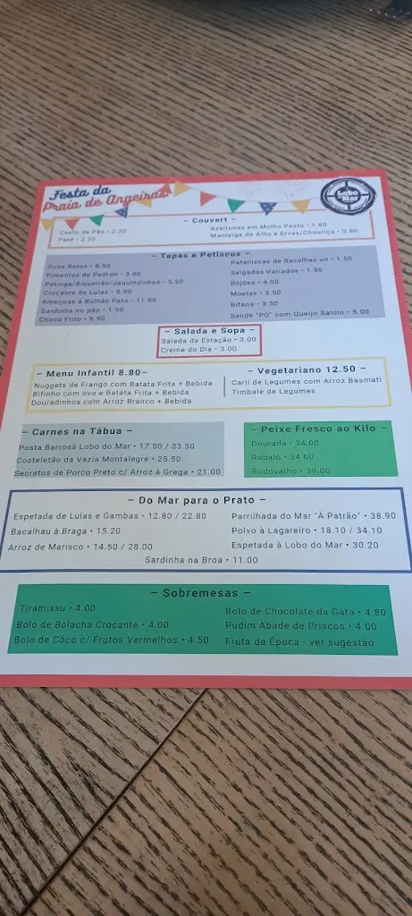 Menu_Restaurante Lobo do Mar 1894_Lavra_immagine_4