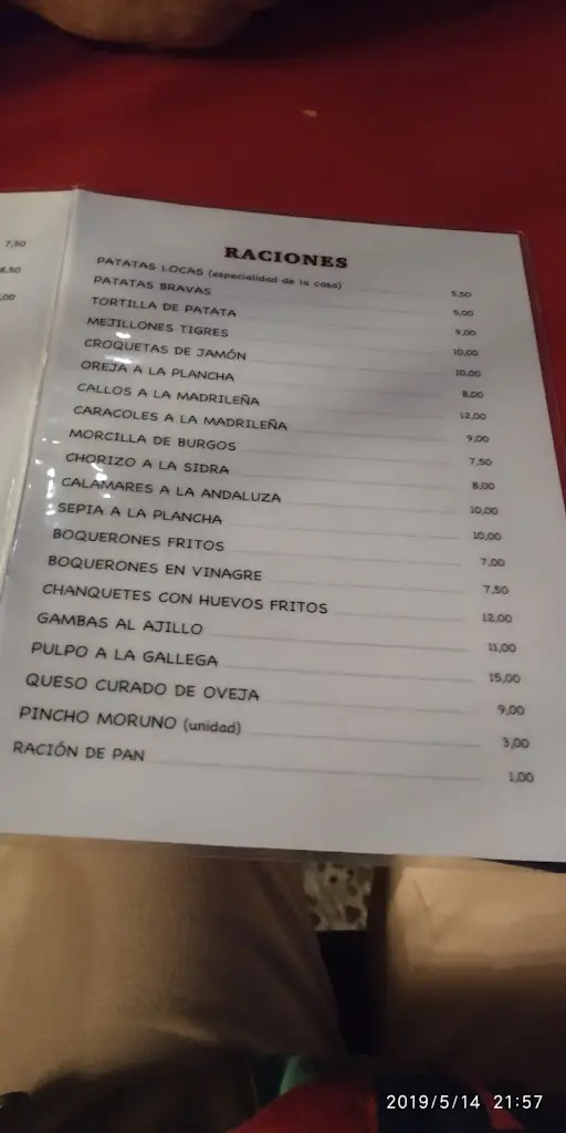 Menu_Café Snack Bar - O Moliceiro_Murtosa_immagine_2