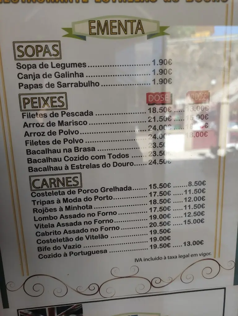 Menu_Restaurante Estrelas do Douro_Foz do Sousa_imagen_1