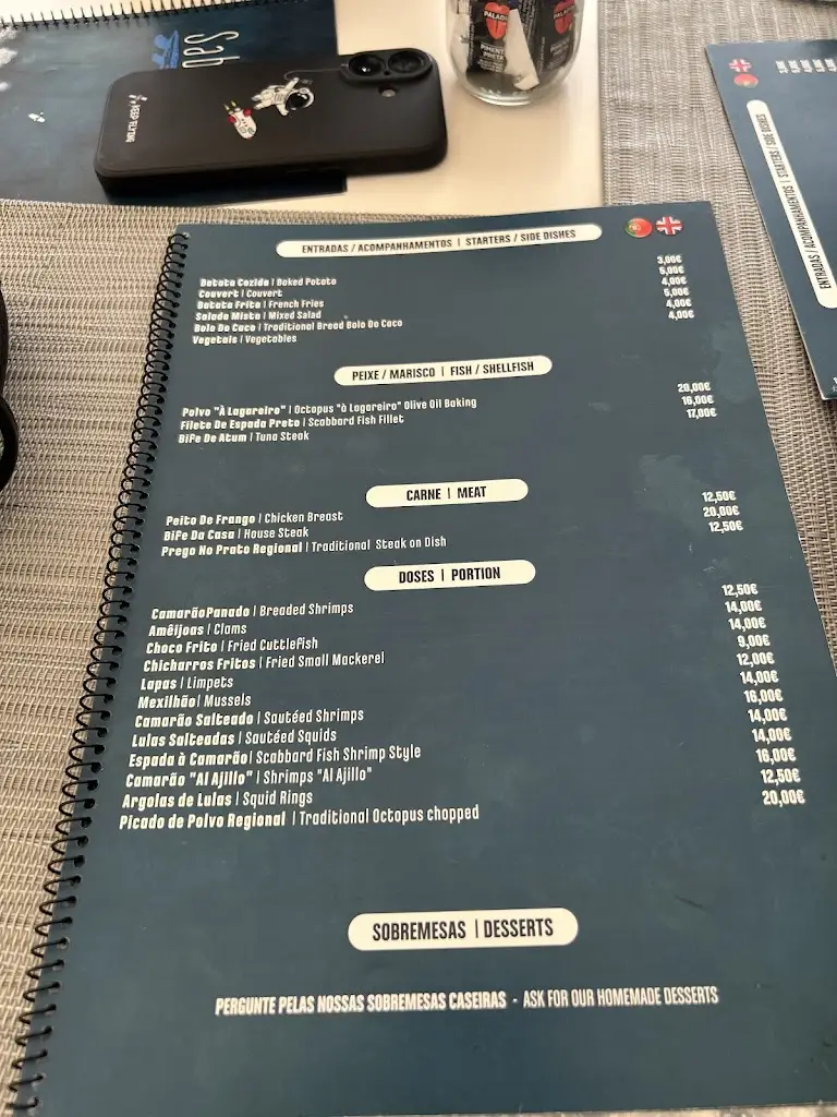 Menu_Sabor aMar - Fish Factory_Calheta de São Jorge_immagine_1