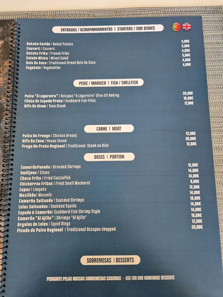 Menu_Sabor aMar - Fish Factory_Calheta de São Jorge_immagine_3