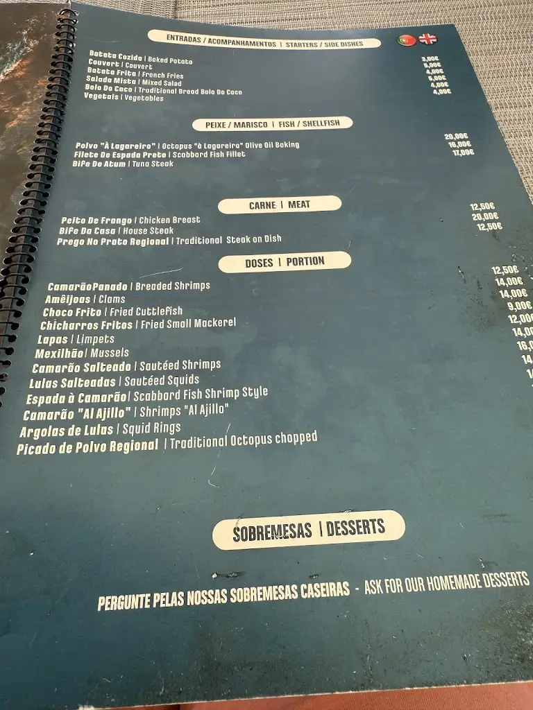 Menu_Sabor aMar - Fish Factory_Calheta de São Jorge_immagine_4