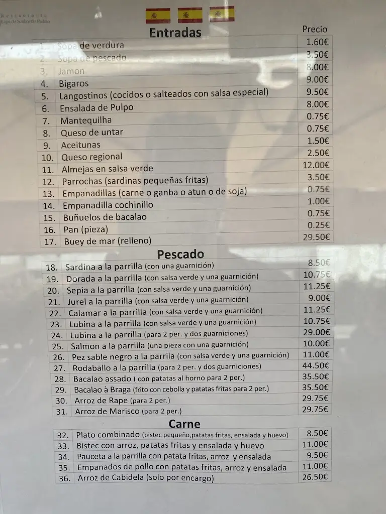 Menu_Restaurante Lage Senhor do Padrão_Matosinhos_imagen_4