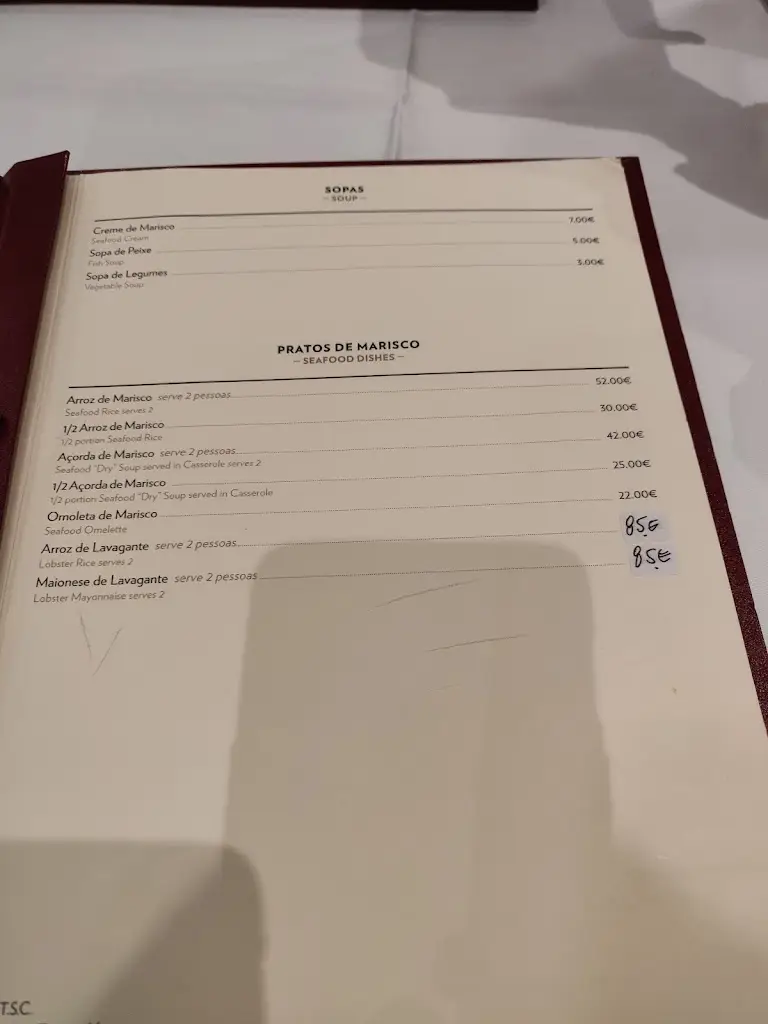 Menu_A Marisqueira de Matosinhos_Matosinhos_immagine_3