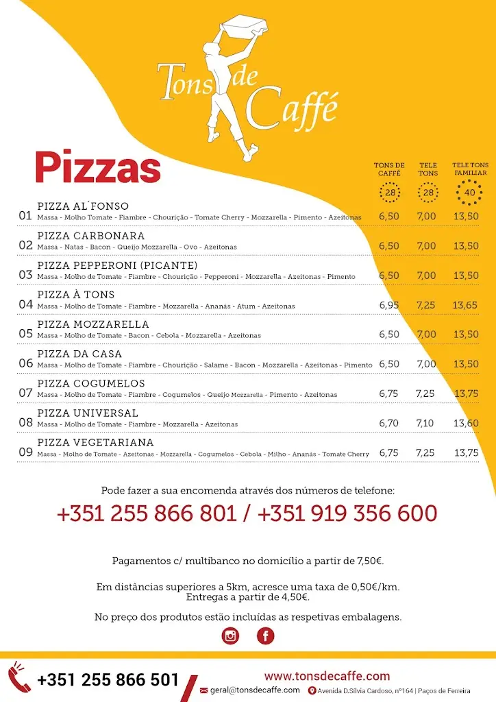 Menu_Tons de Caffé_Paços de Ferreira_immagine_2