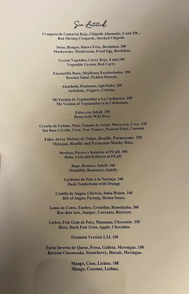 Menu_Bella Mundo - Italian, Sushi & Mexican_Margaride_imagen_3