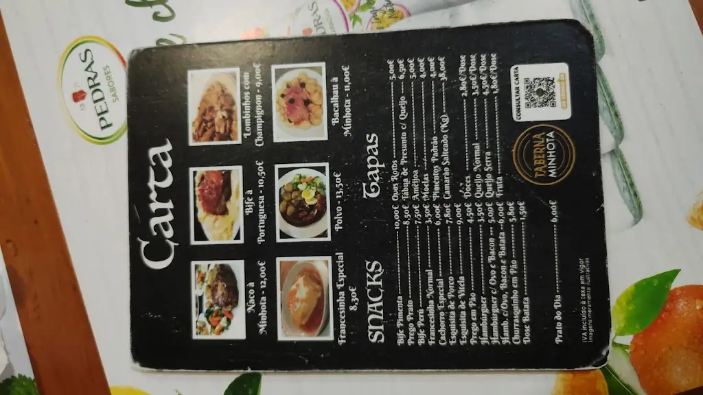 Menu_Taberna Minhota_Margaride_immagine_2