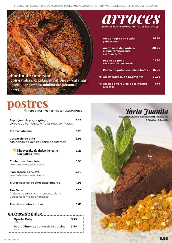 Menu_Tapas & Wine BAR_Margaride_image_2