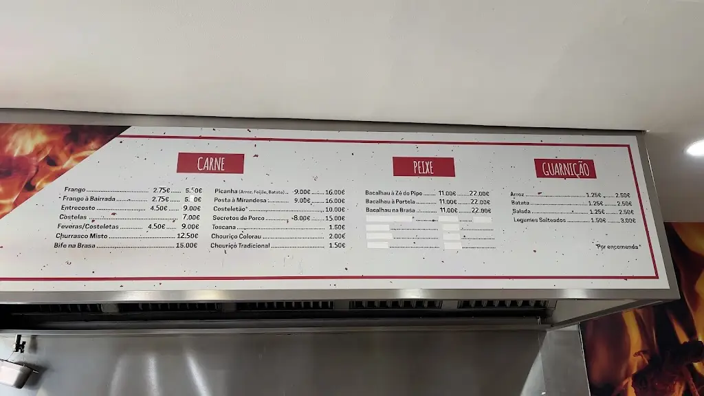 Menu_Churrasqueira Da Portela-Restaurante, Take Away_Recarei_immagine_1