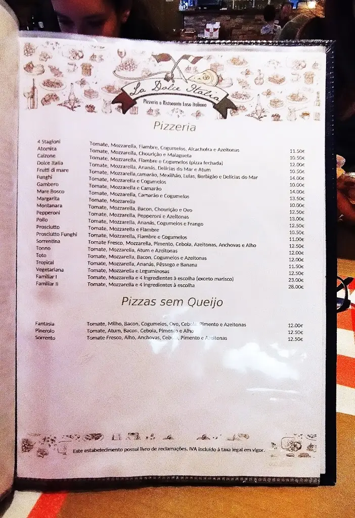 Menu_Restaurante Pizzaria La Dolce Italia_Oliveira do Douro_image_2