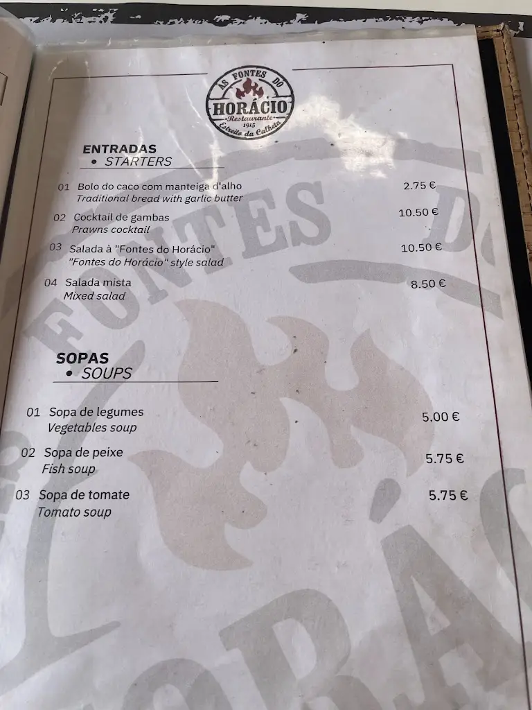 Menu_Fontes do Horácio restaurant_Calheta de São Jorge_image_2