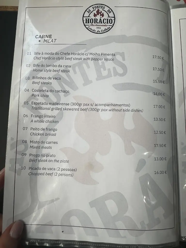 Menu_Fontes do Horácio restaurant_Calheta de São Jorge_image_4