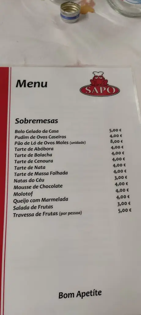 Menu_O Sapo_Penafiel_immagine_3