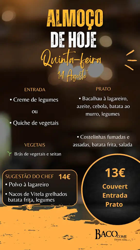 Menu_Baco.Come | Restaurante_Santa Maria da Feira_immagine_1