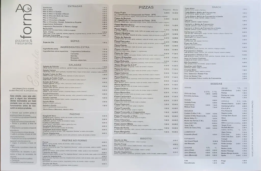 Menu_Ao Forno_Penafiel_immagine_1