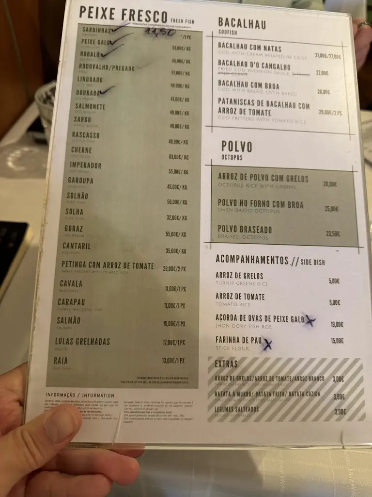 Menu_Restaurante o Cangalho_Vila do Conde_immagine_2