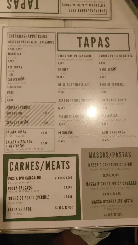 Menu_Restaurante o Cangalho_Vila do Conde_immagine_4