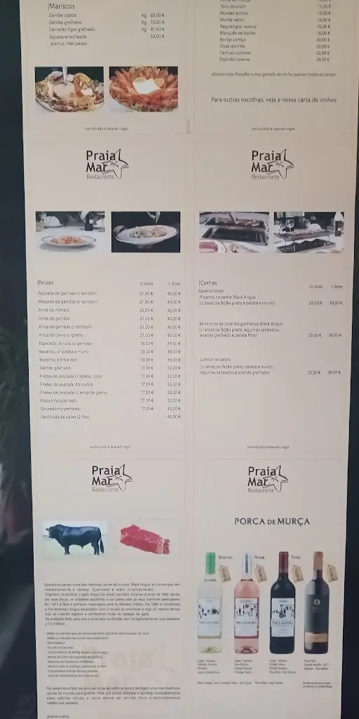 Menu_Praia Mar_Vila do Conde_immagine_3