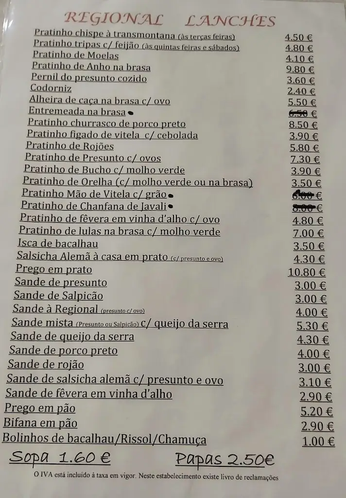 Menu_Adega Regional da Areosa_Rio Tinto_image_1