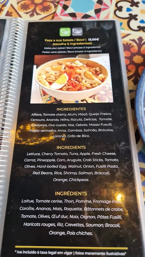 Menu_Sancho Panza...no Cais de Gaia_Vila Nova de Gaia_immagine_2