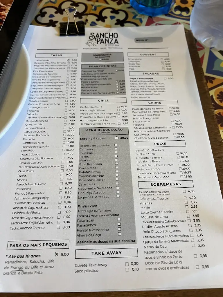 Menu_Sancho Panza...no Cais de Gaia_Vila Nova de Gaia_immagine_3