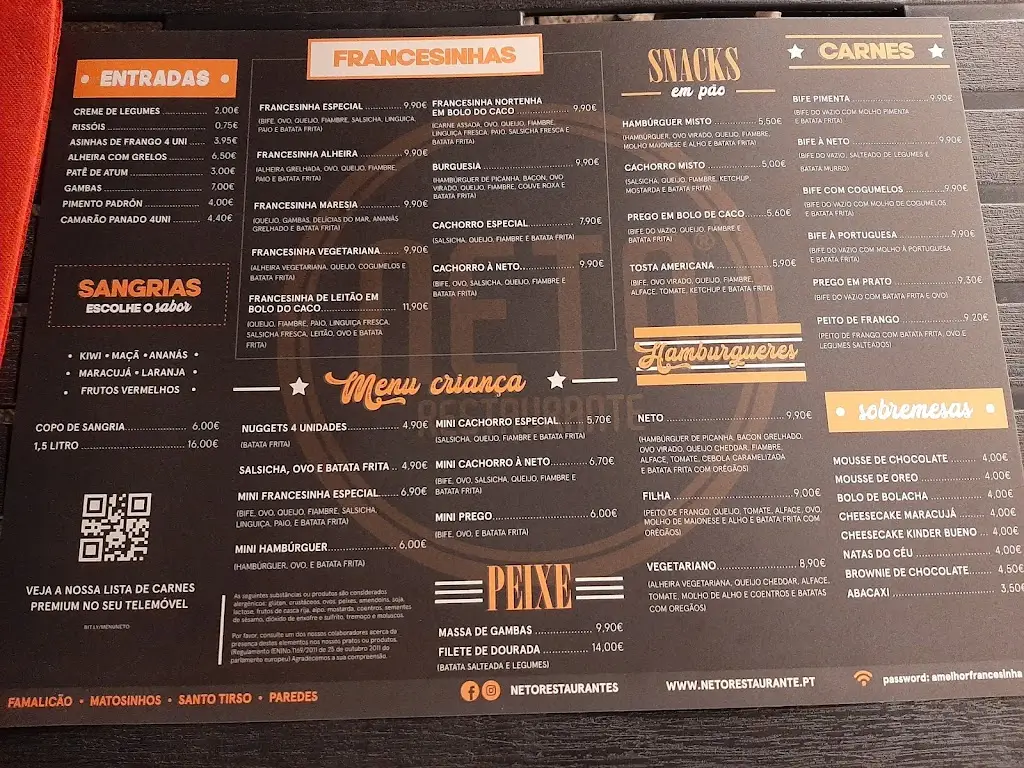 Menu_Neto Restaurante_Santo Tirso_image_1