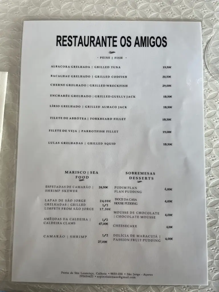 Menu_Os Amigos_Calheta de São Jorge_image_1