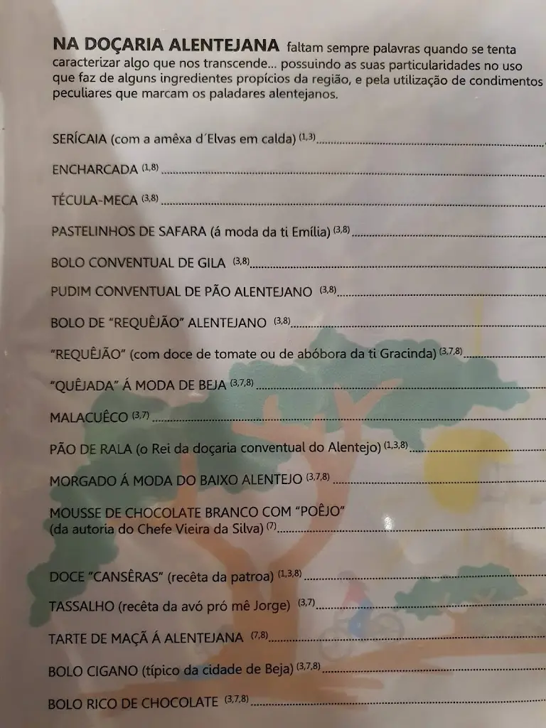 Menu_Restaurante Alentejano 