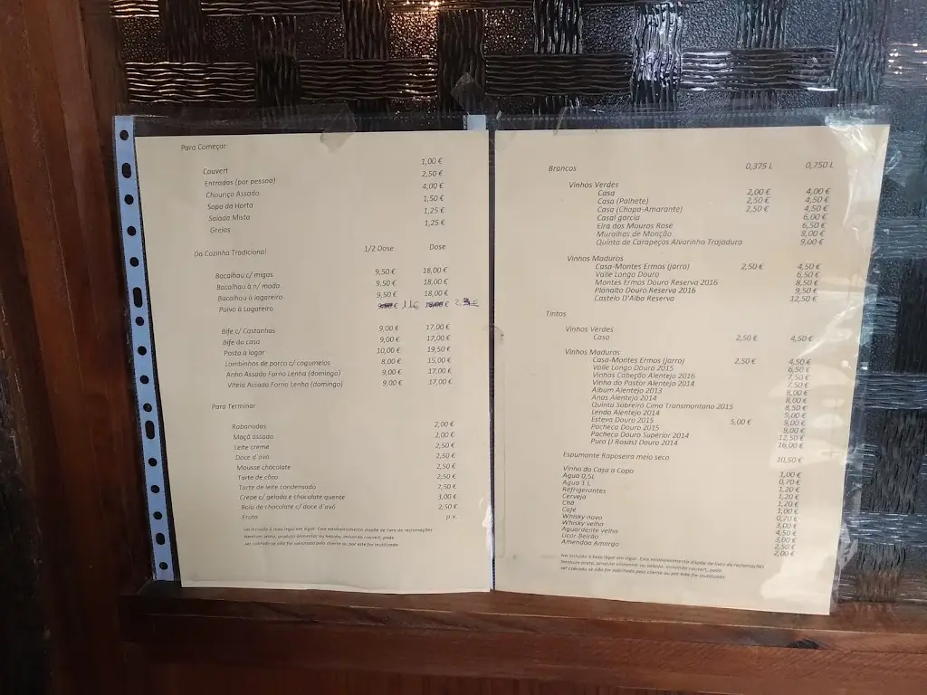 Menu_Restaurante da Lama_Vila Meã_immagine_2