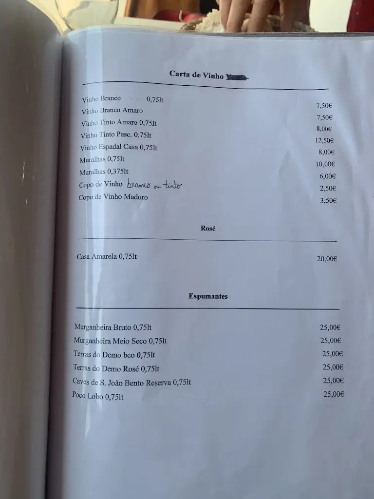 Menu_Restaurante Xandoca_Vila Meã_imagen_2