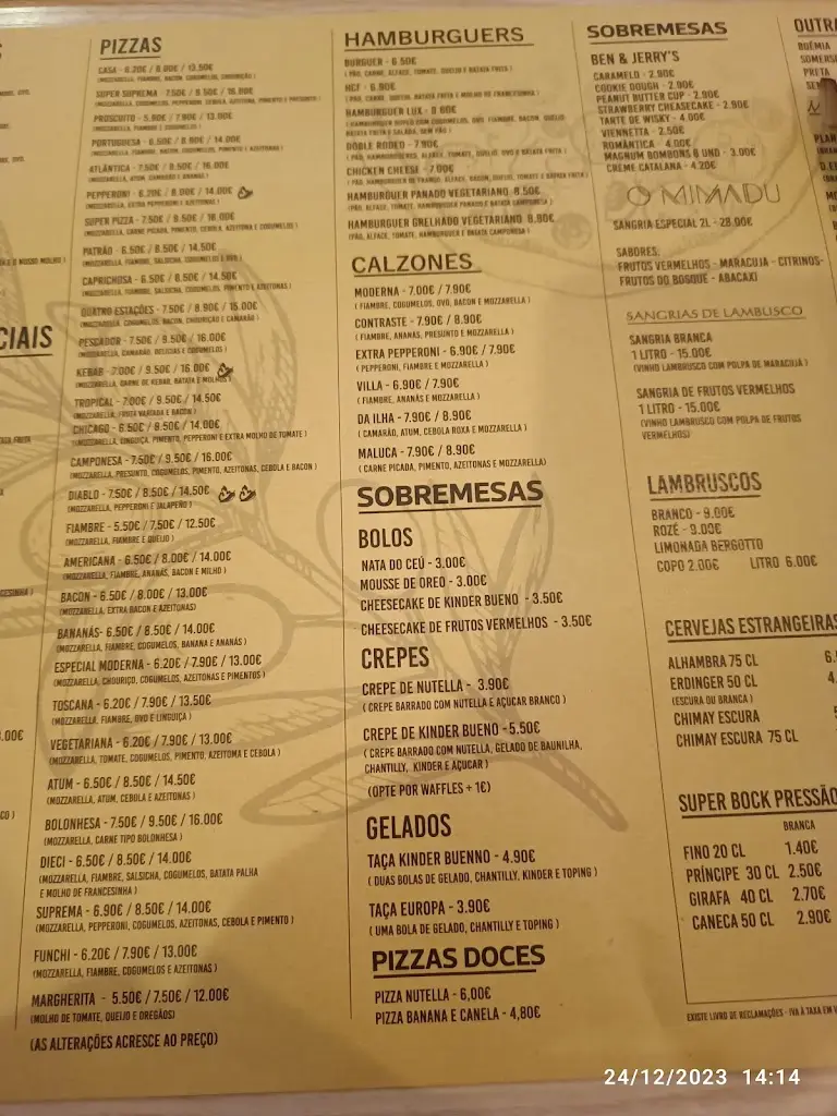 Menu_Pizzaria Moderna_Vila Meã_image_4