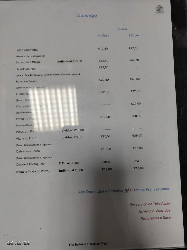 Menu_Restaurante Monte da Virgem_Vilar de Andorinho_immagine_3