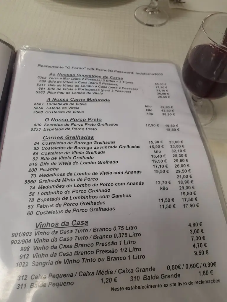 Menu_O Forno_Almeirim_immagine_2