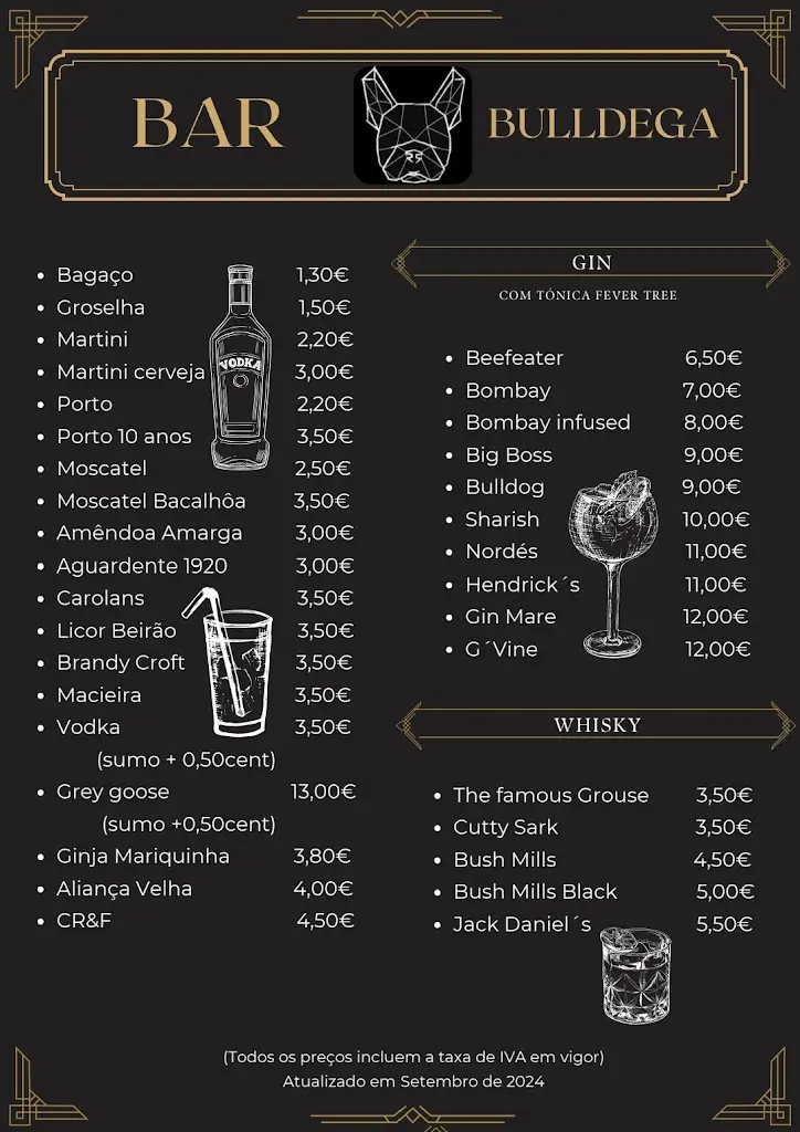 Menü_Bulldega Restaurante - Bar Hotel_Alcanena_Bild_1